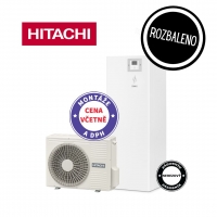 HITACHI LITE tepelné čerpadlo pro topení a ohřev vody 4,3 kW (rozbaleno)